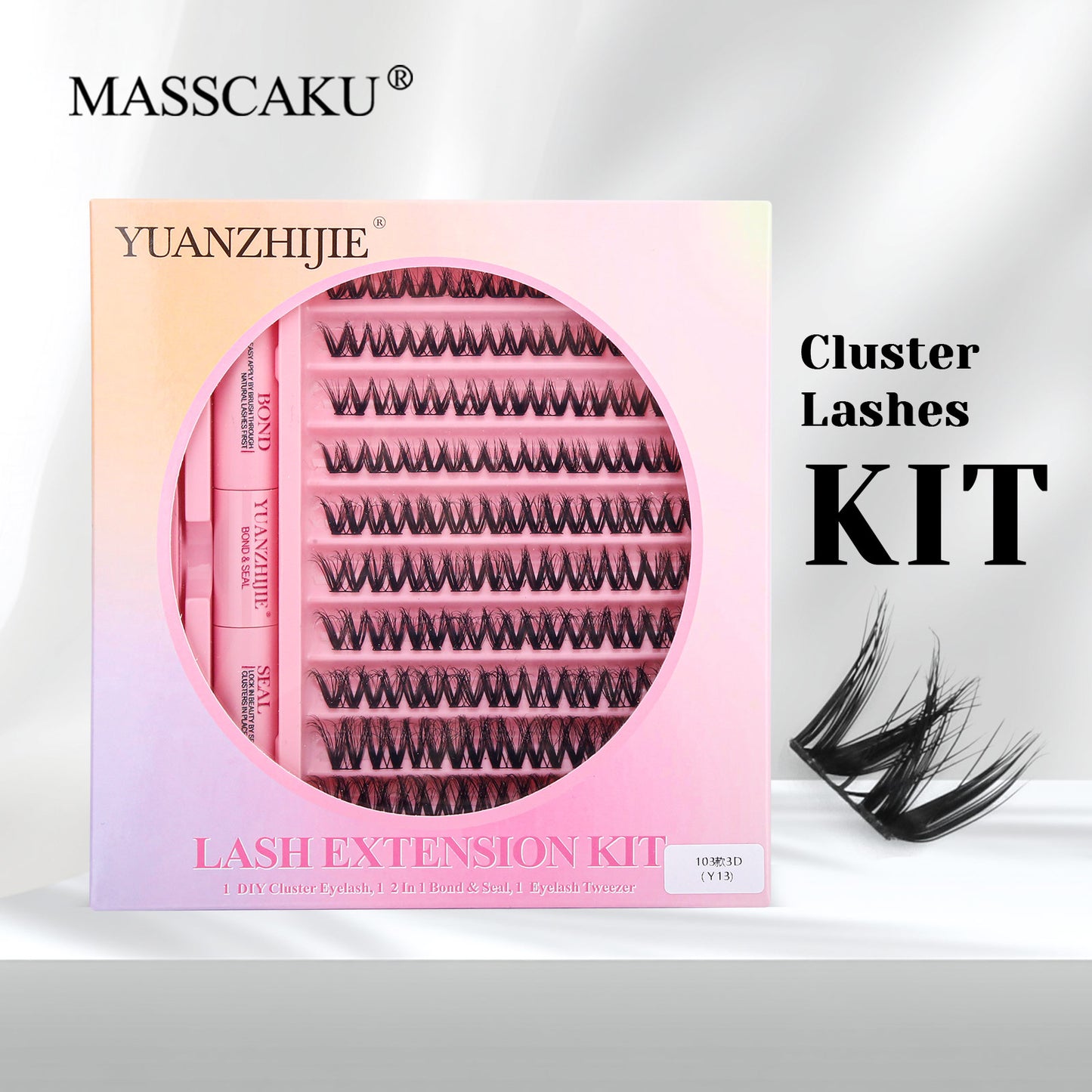 10 Lines Home DlY Clusters Lash Kit #103