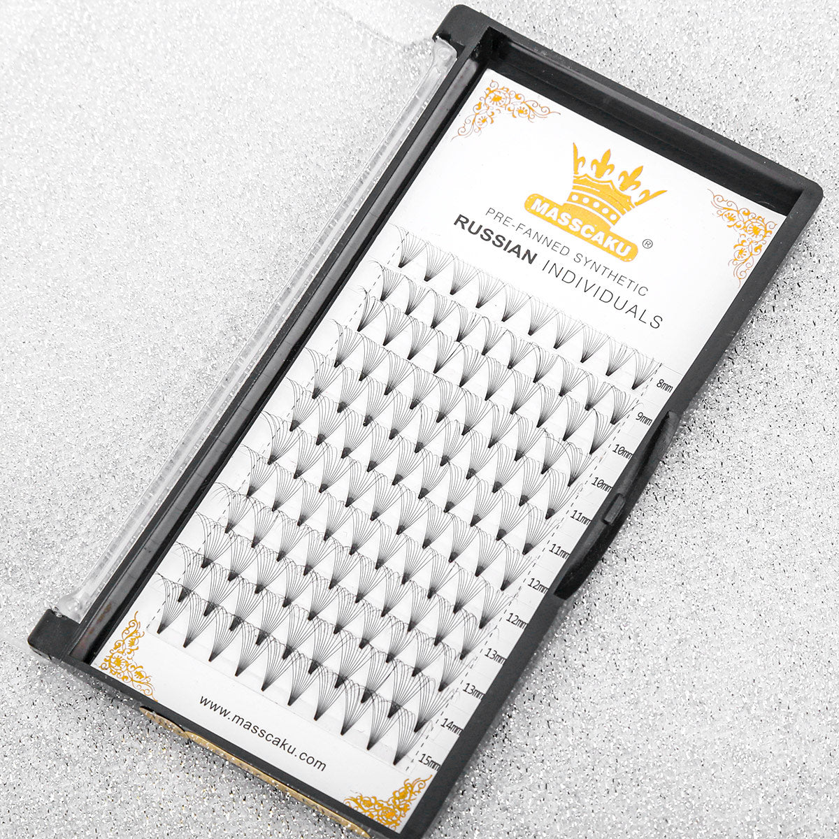 Premade Fans Short Stem Lashes 10D