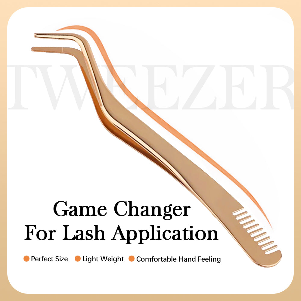 Flat Mouthed DIY Eyelash Tweezers