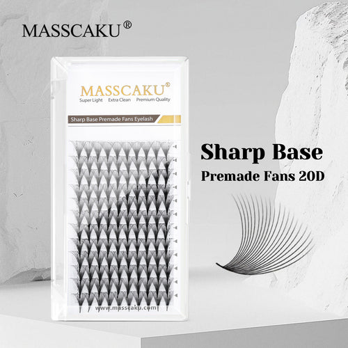 Sharp Base Premade Fans Eyelash 20D