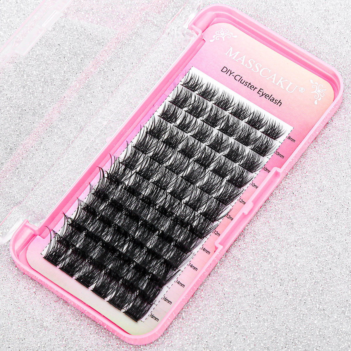 12 Small Lines DlY Clusters Lash Extention #29