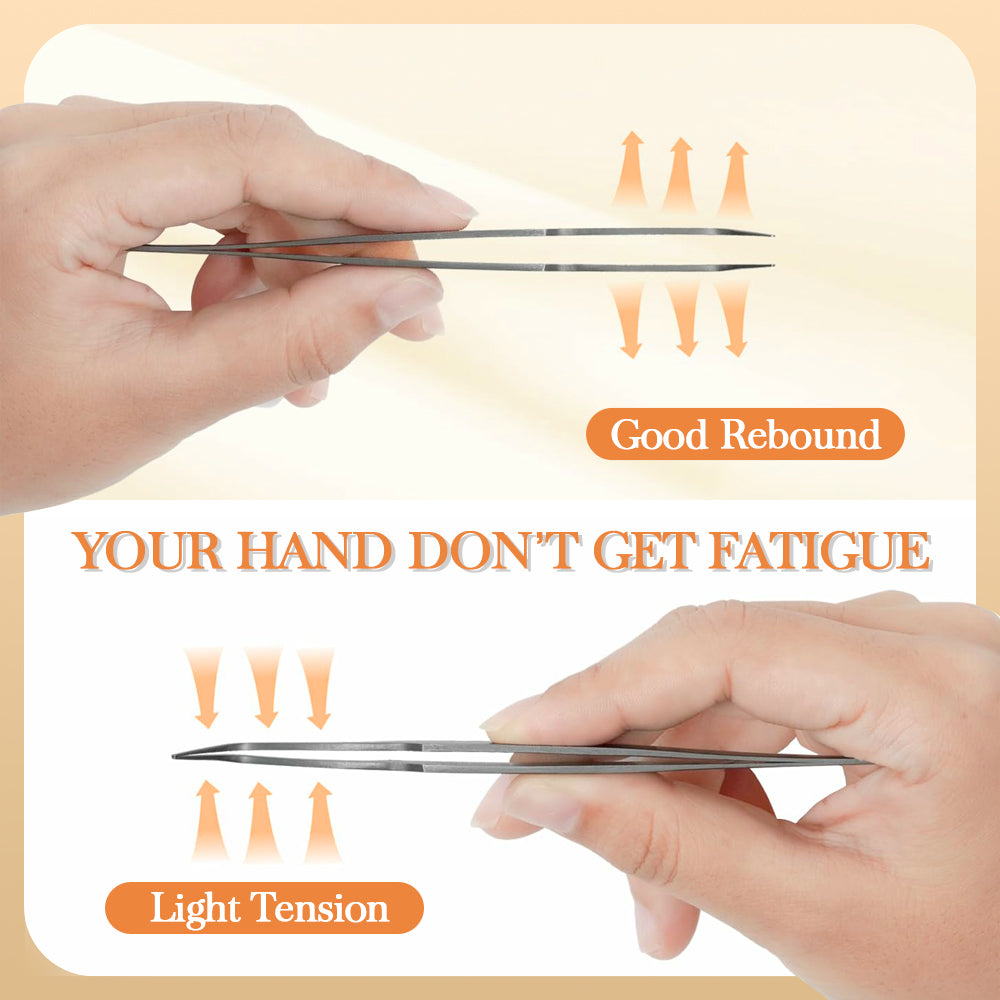 Flat Mouthed DIY Eyelash Tweezers