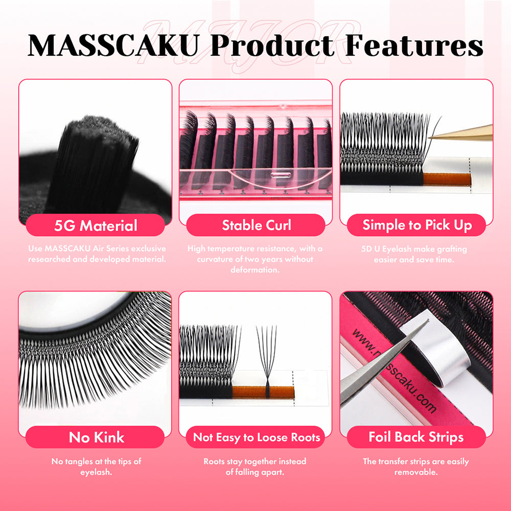 U-Shaped 6D WW Eyelash