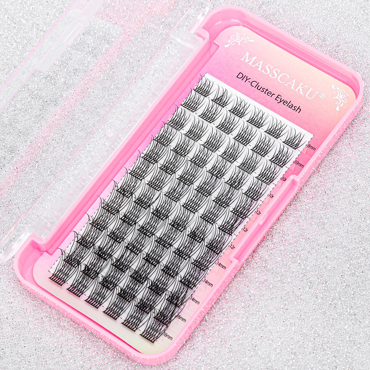 12 Small Lines DlY Clusters Lash Extention #30