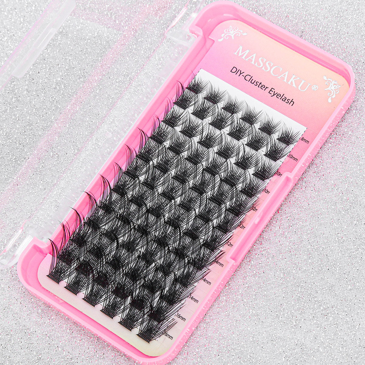 12 Small Lines DlY Clusters Lash Extention #31