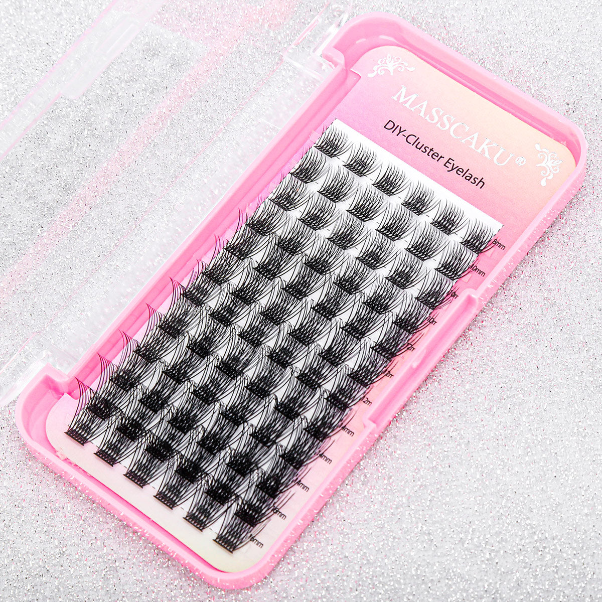 12 Small Lines DlY Clusters Lash Extention #32