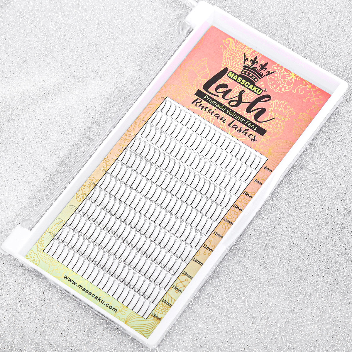 Premade Fans Long Stem Lashes 3D
