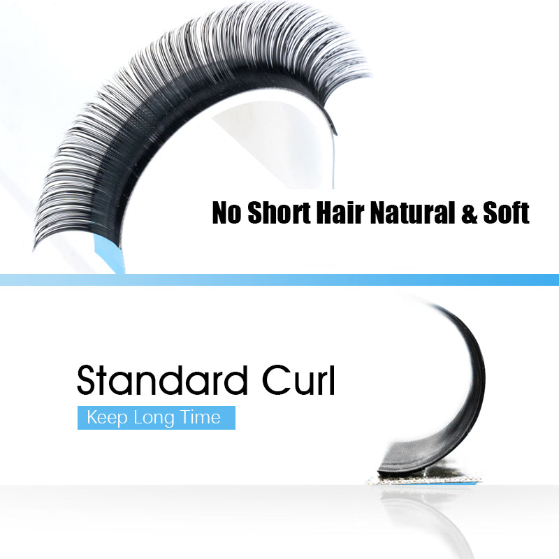 12 Lines Classic Volume Eyelash Extension 0.15mm Thickness