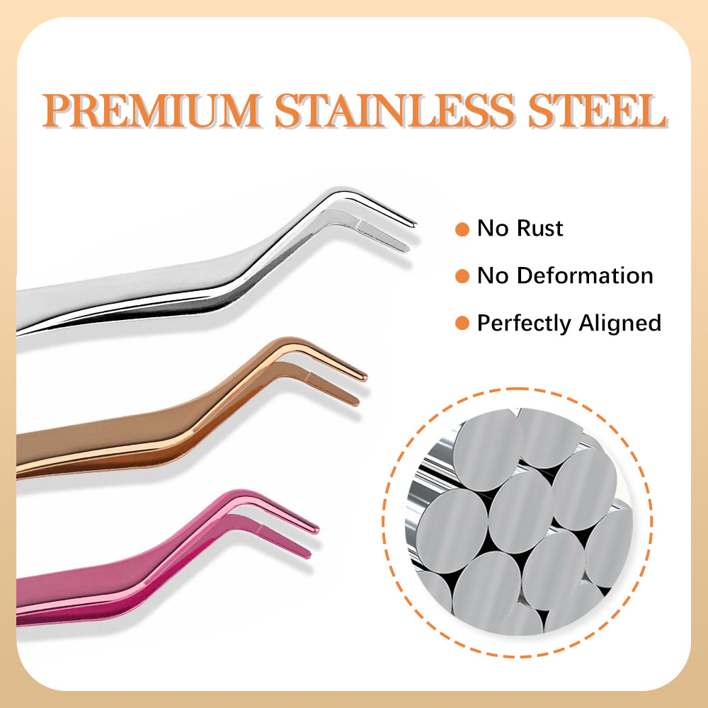 Flat Mouthed DIY Eyelash Tweezers