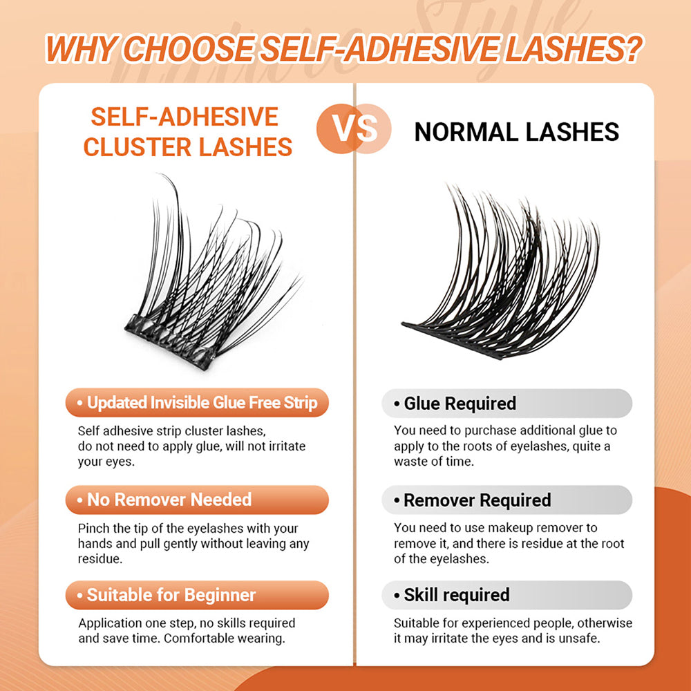 Glue Free Self - Adhesive Eyelash #167