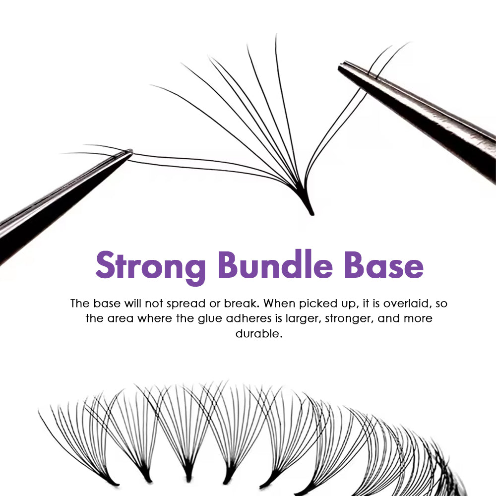 Sharp Base Premade Fans Eyelash 20D