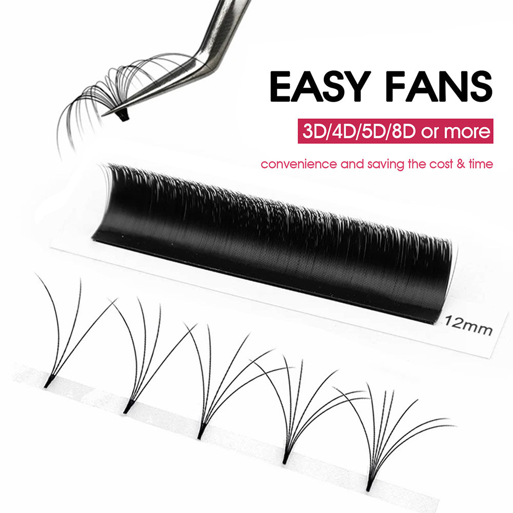 Camellia Easy Fanning Blooming Eyelashes 0.05mm Thickness