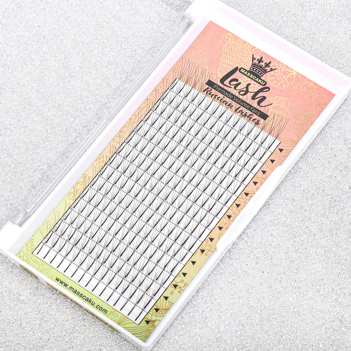 Premade Fans Long Stem Lashes 4D