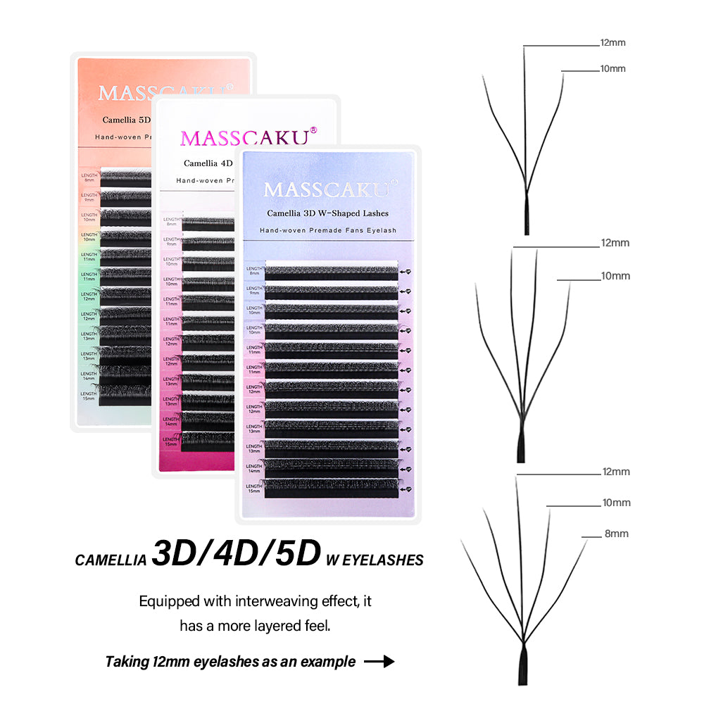 Camellia 5D W-Shaped Lashes