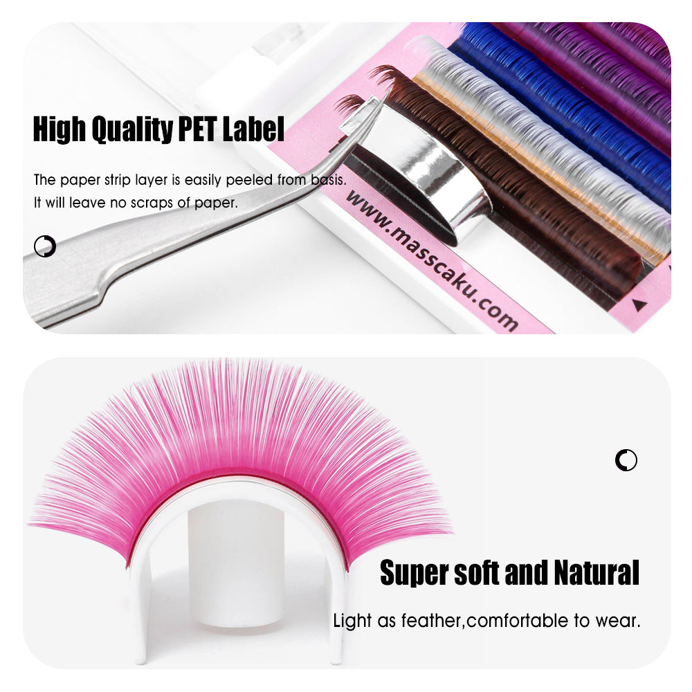 Colorful Blooming Eyelash Extension
