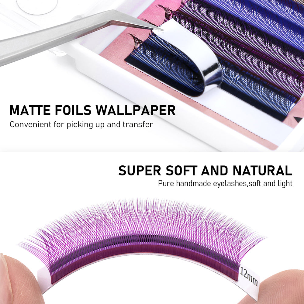 Colored YY Shaped Eyelash