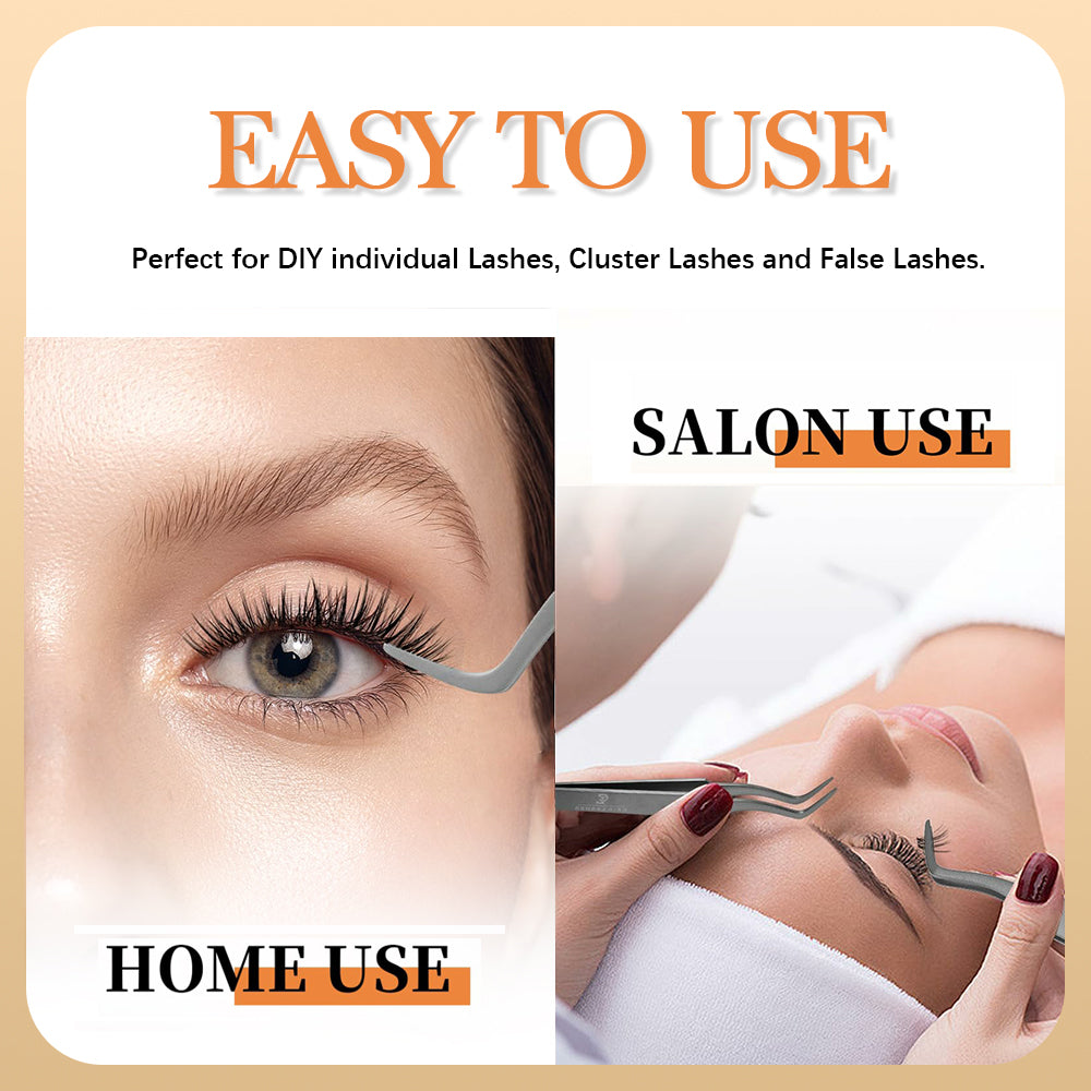 Flat Mouthed DIY Eyelash Tweezers