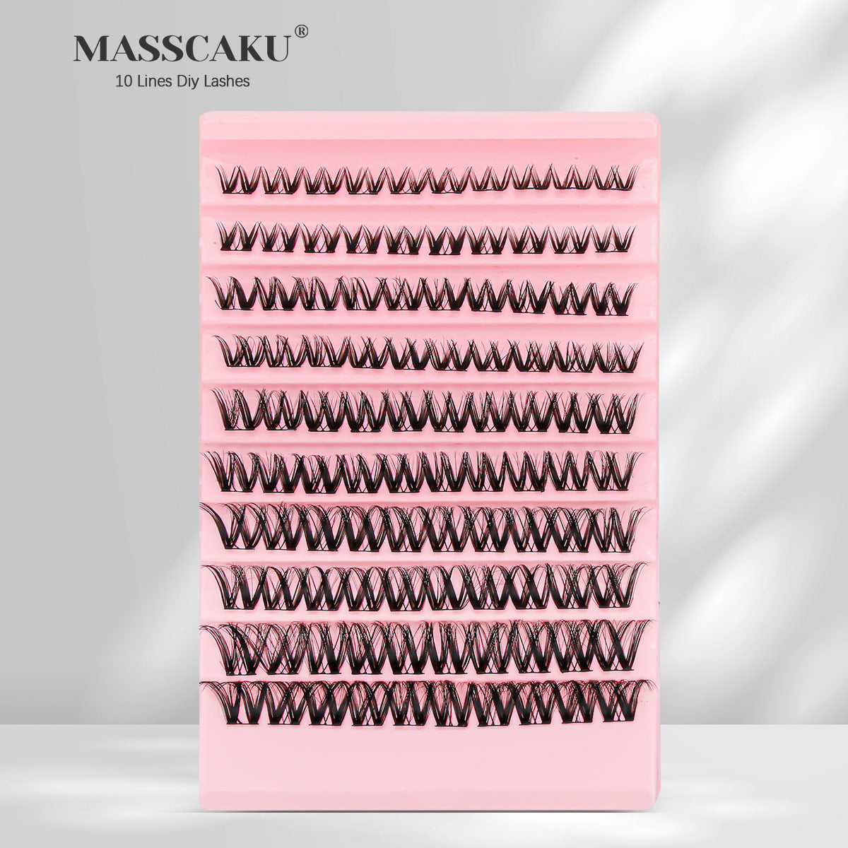 10 Lines Home DlY Clusters Lash Extention #50