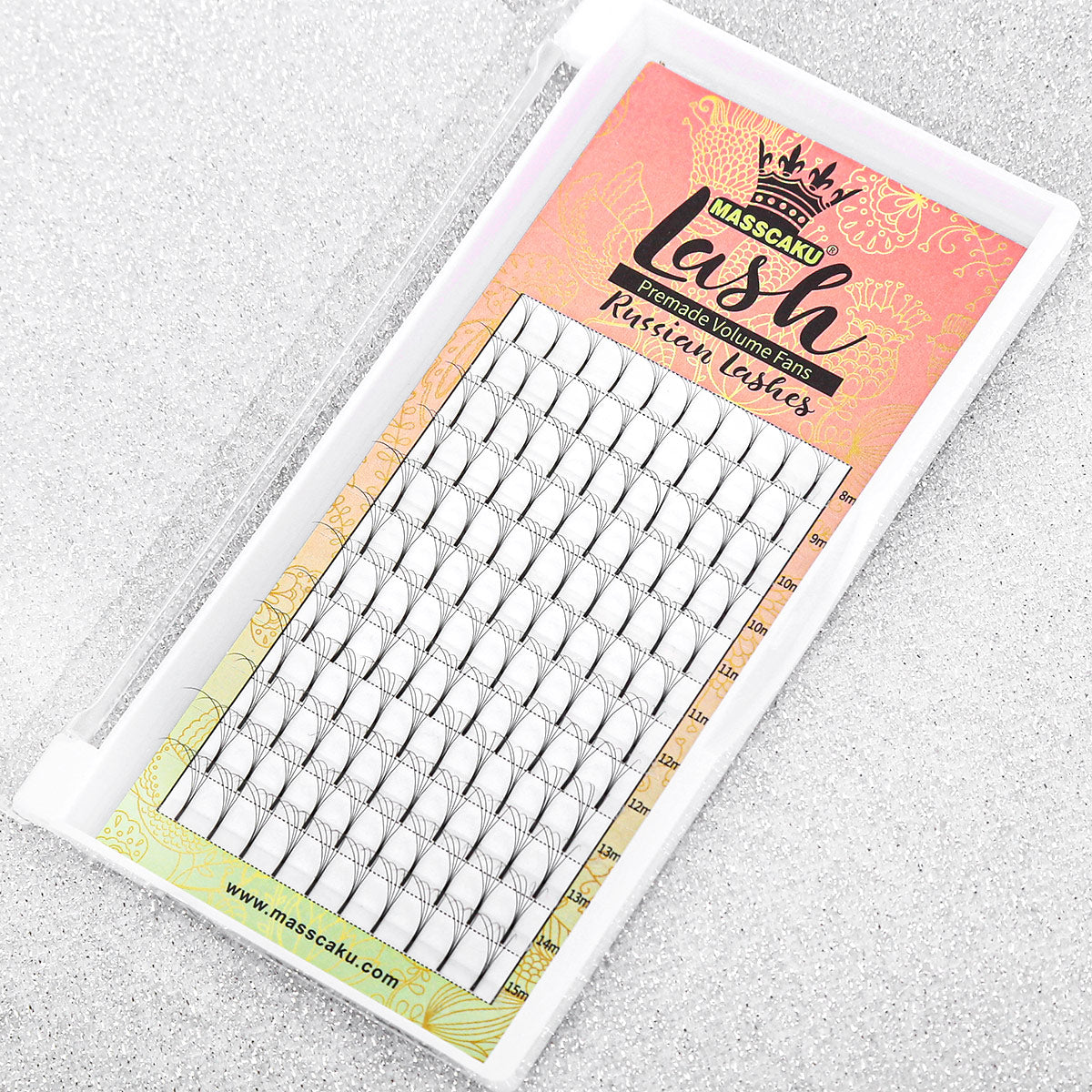 Premade Fans Long Stem Lashes 5D