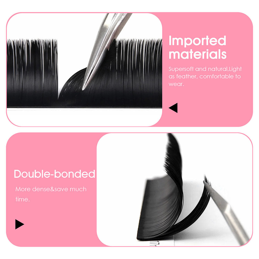 Camellia Easy Fanning Blooming Eyelashes 0.05mm Thickness