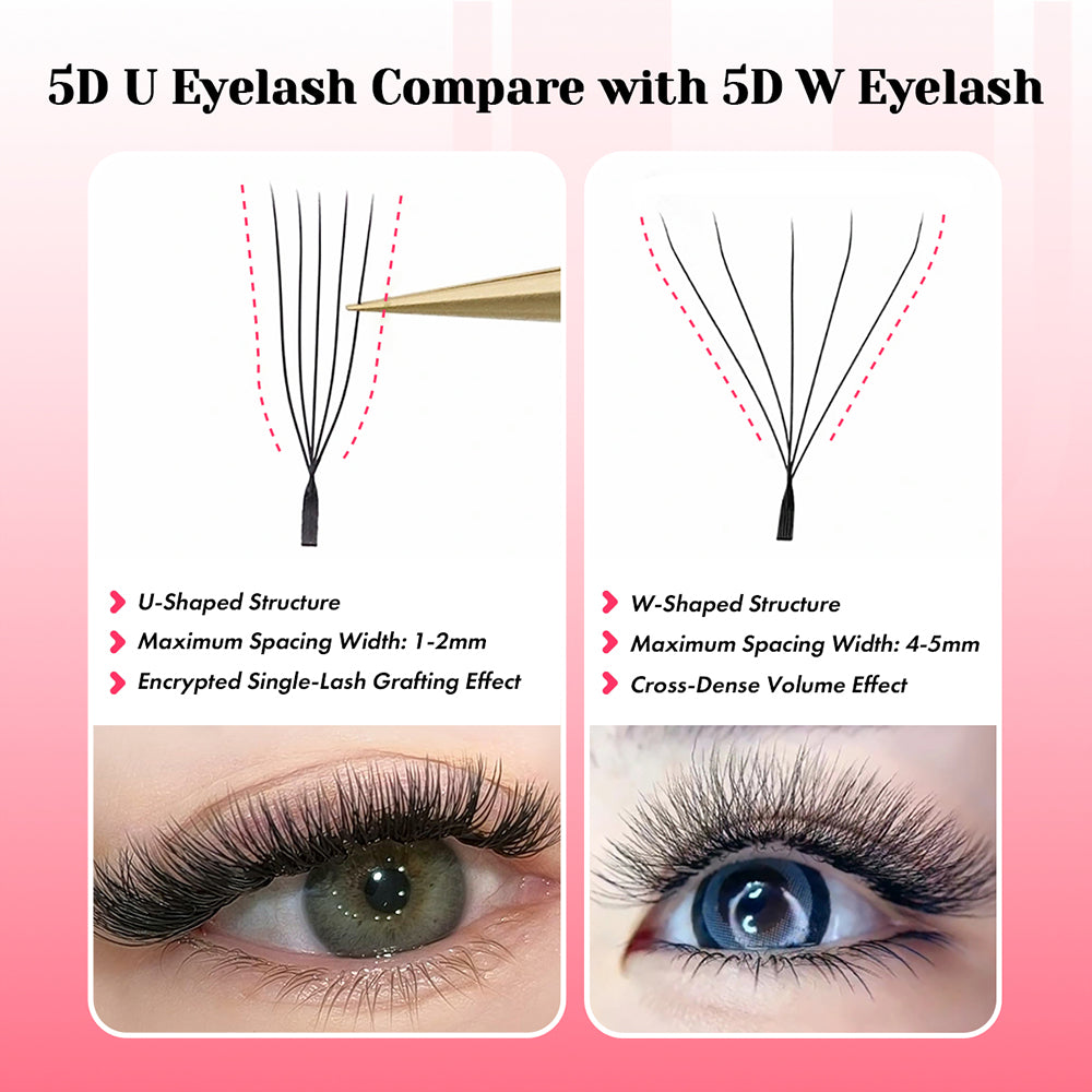 U-Shaped 6D WW Eyelash