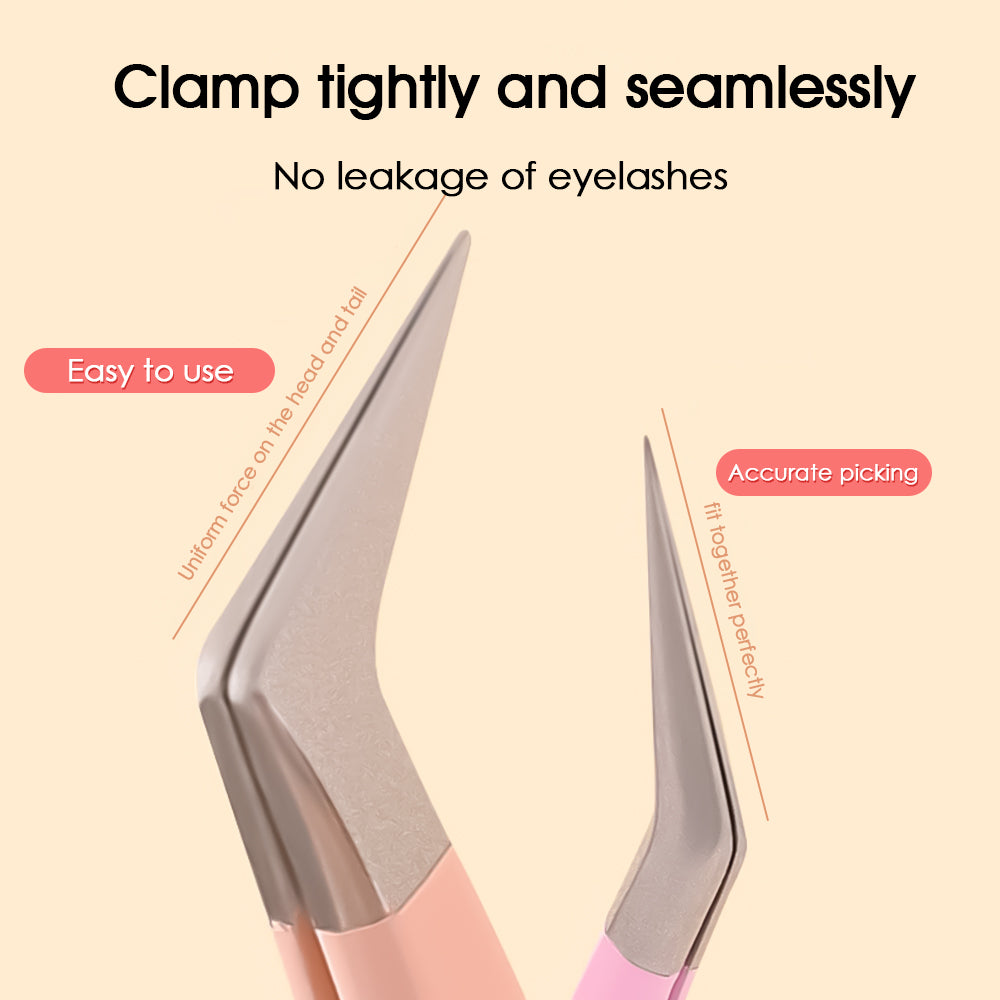 Color Beauty Salon Eyelash Tweezers