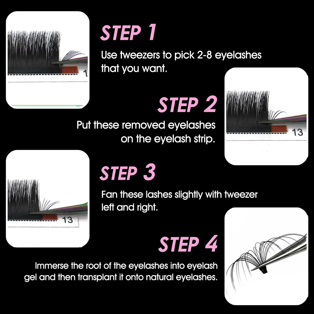 Easy Fanning Blooming Eyelash Extension