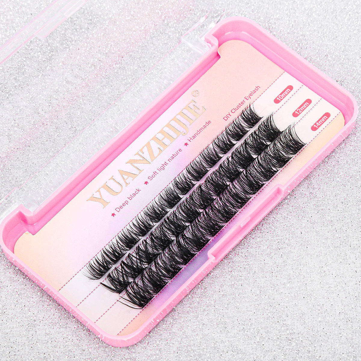 3 Big Lines DlY Clusters Lash Extention #674