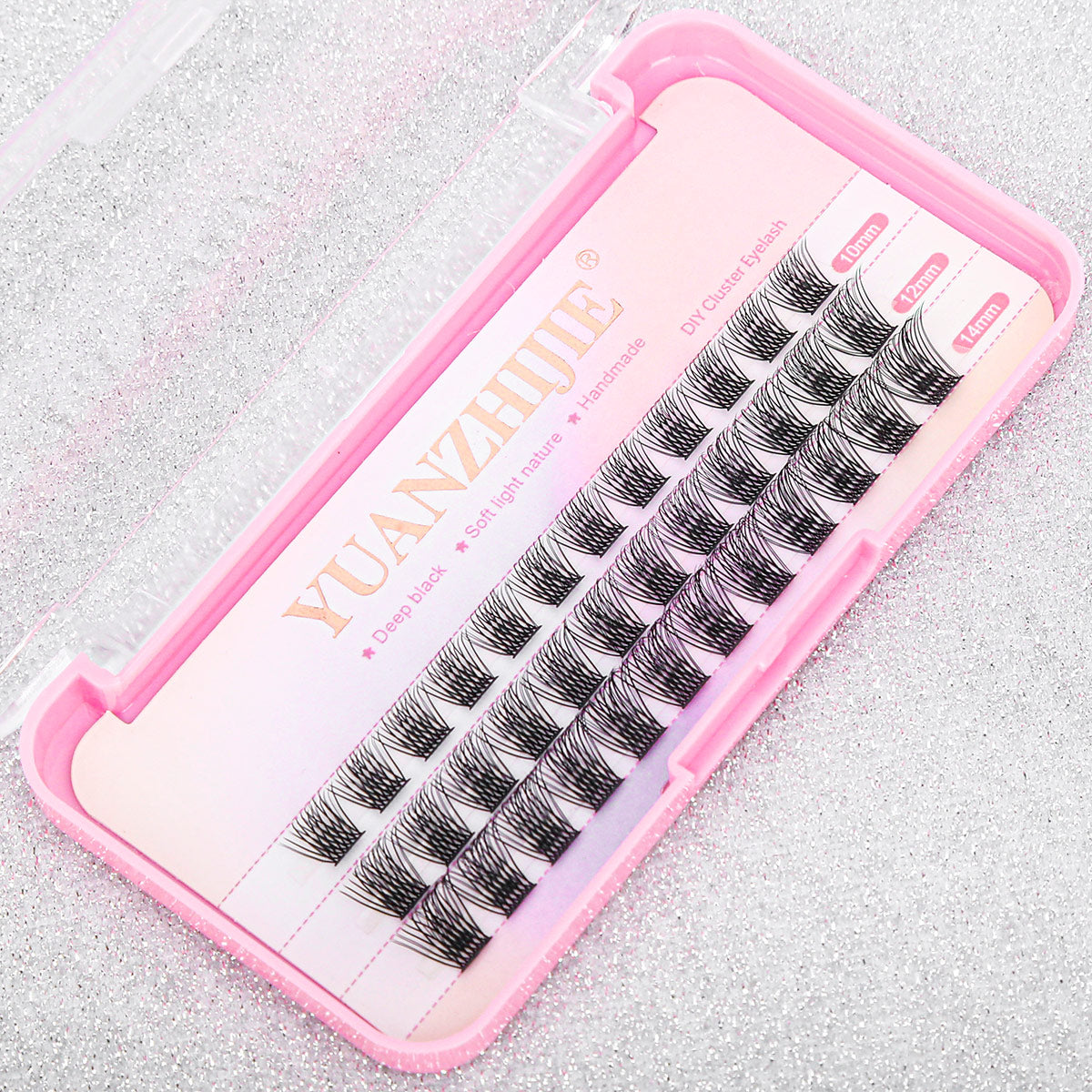 3 Big Lines DlY Clusters Lash Extention #675