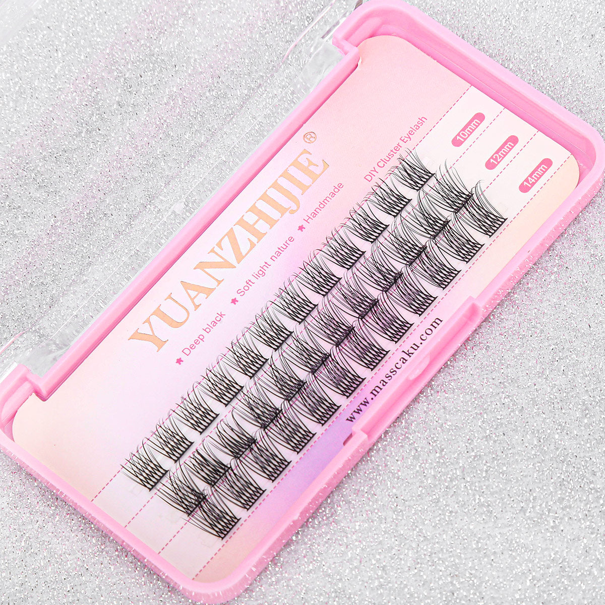 3 Big Lines DlY Clusters Lash Extention #676