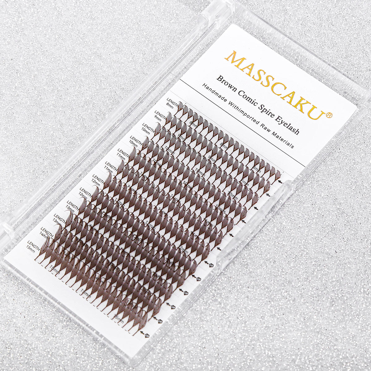 Brown Comic Spire Eyelash