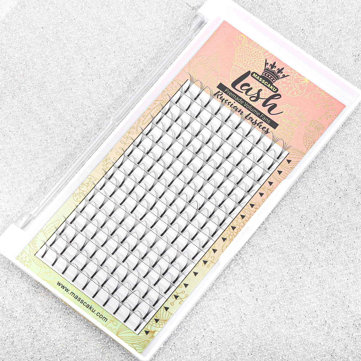 Premade Fans Long Stem Lashes 6D
