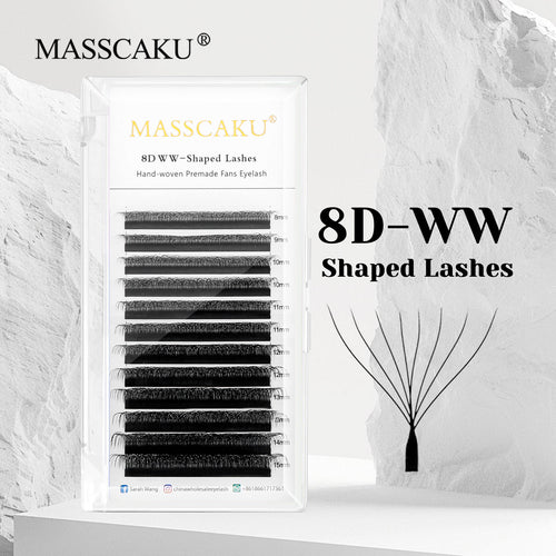 8D WW Shaped Premade Fans Eyelash Extension