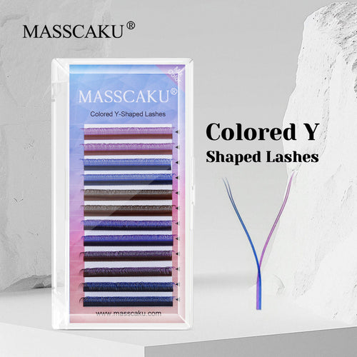 Colored YY Shaped Eyelash