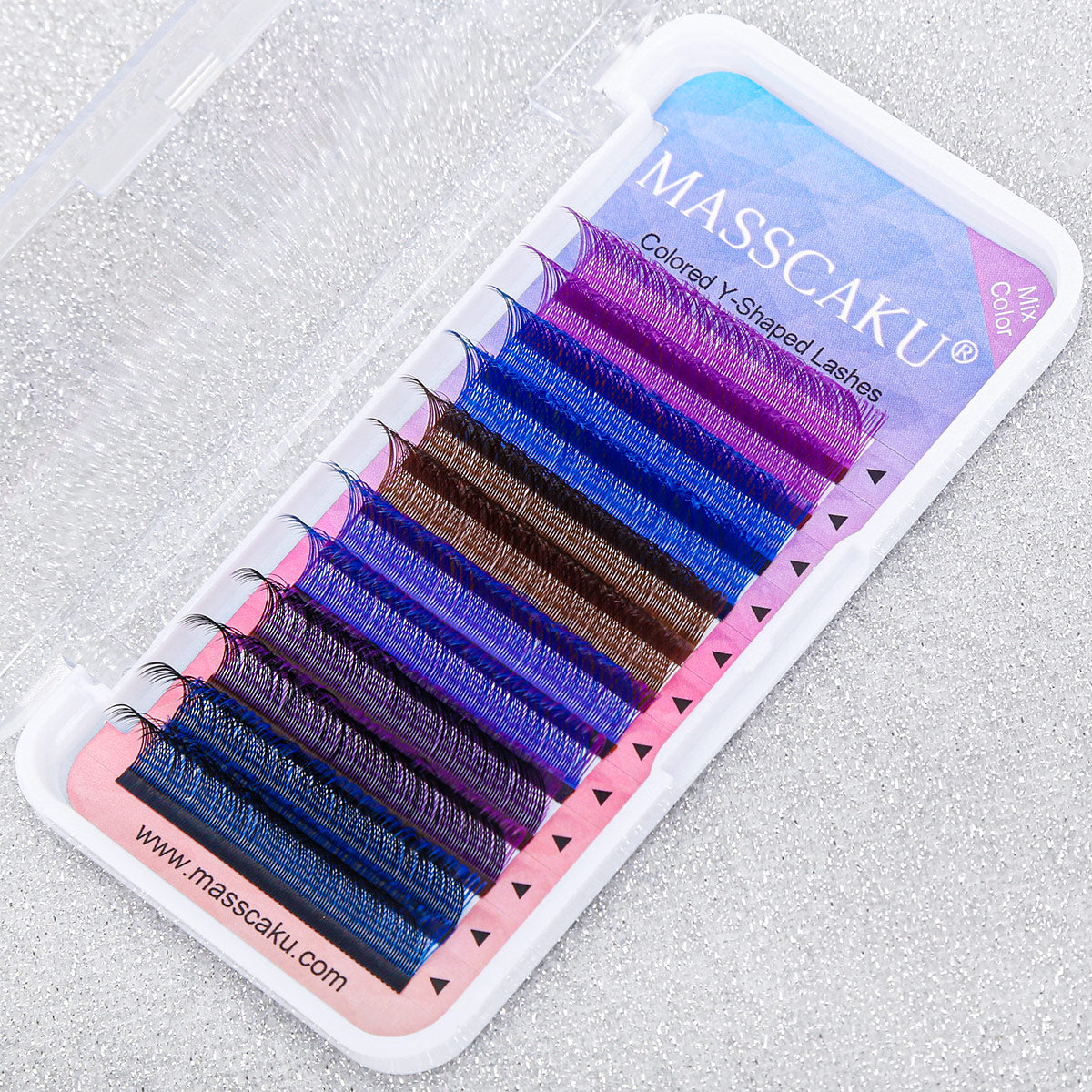 Colored YY Shaped Eyelash