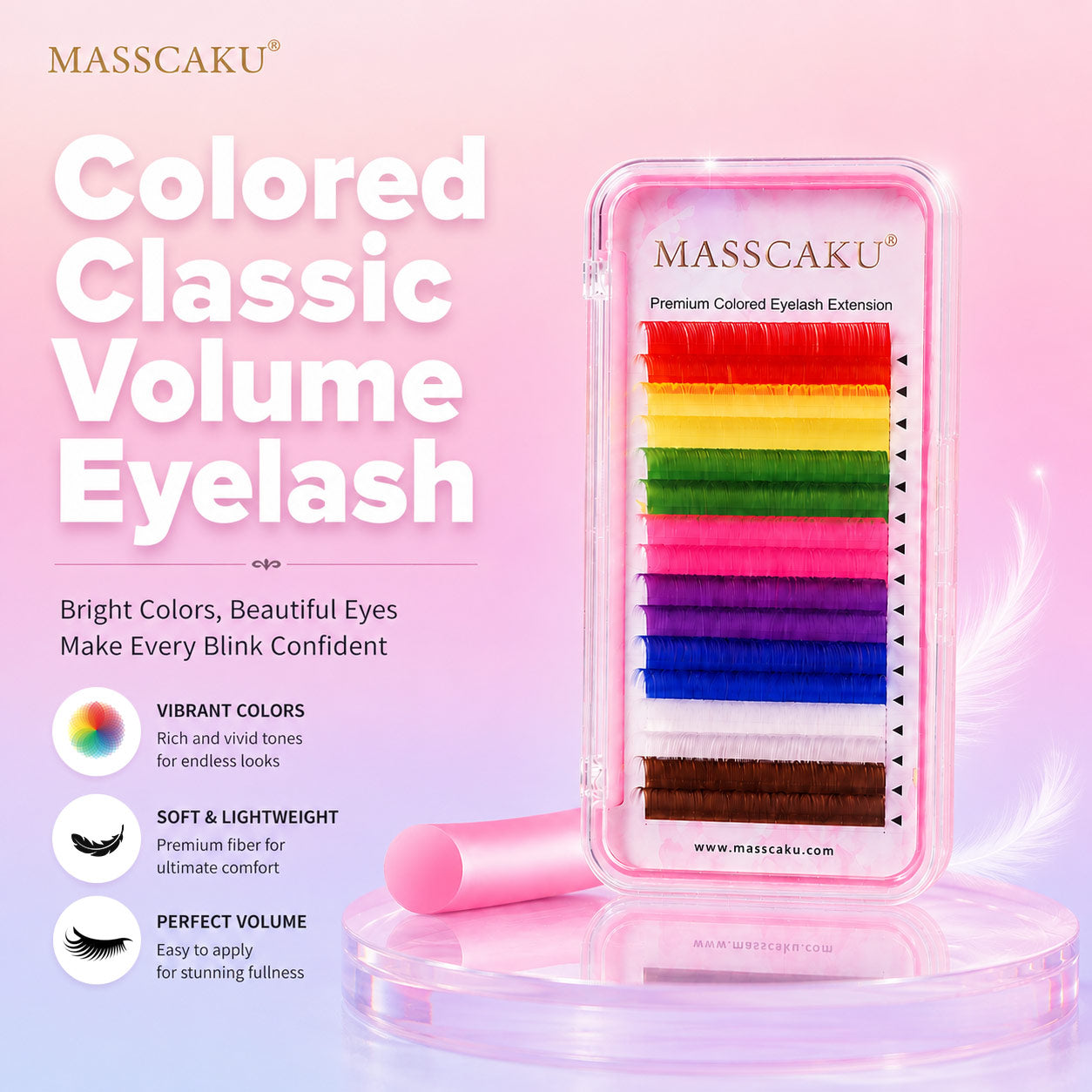 Colored Classic Volume Eyelash Extension
