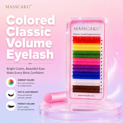 Colored Classic Volume Eyelash Extension