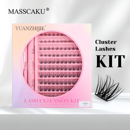 10 Lines Home DlY Clusters Lash Kit #102
