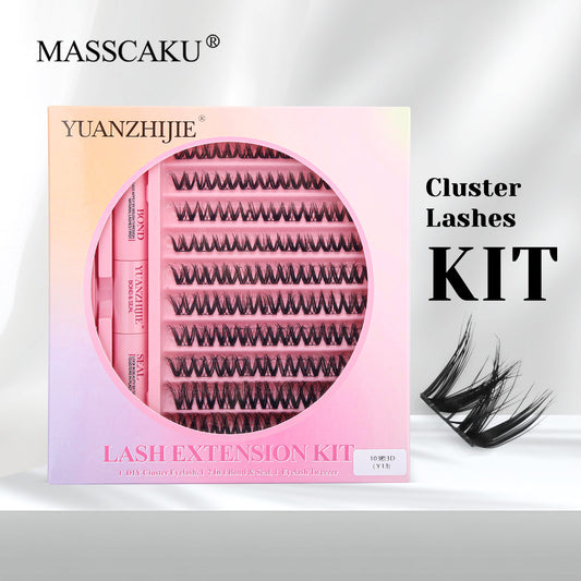 10 Lines Home DlY Clusters Lash Kit #103