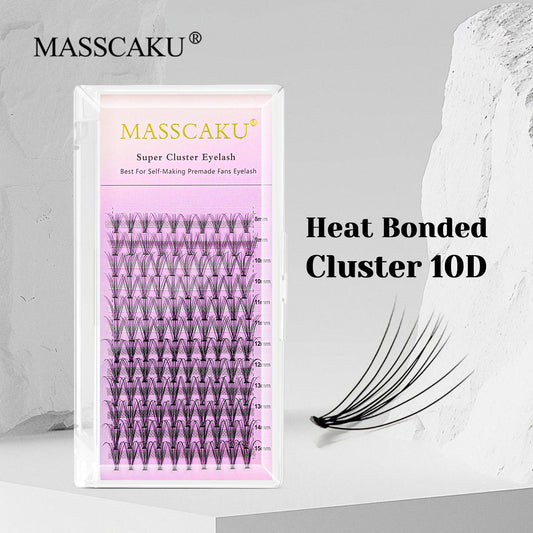 Heat Bonded Cluster Eyelash Extension 10D
