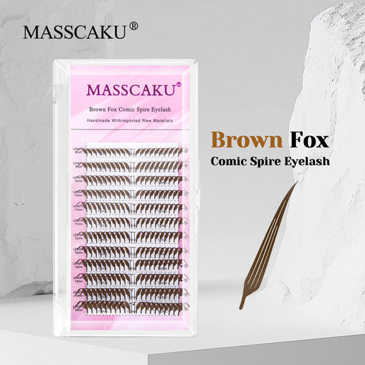 Brown Fox Comic Spire Eyelash
