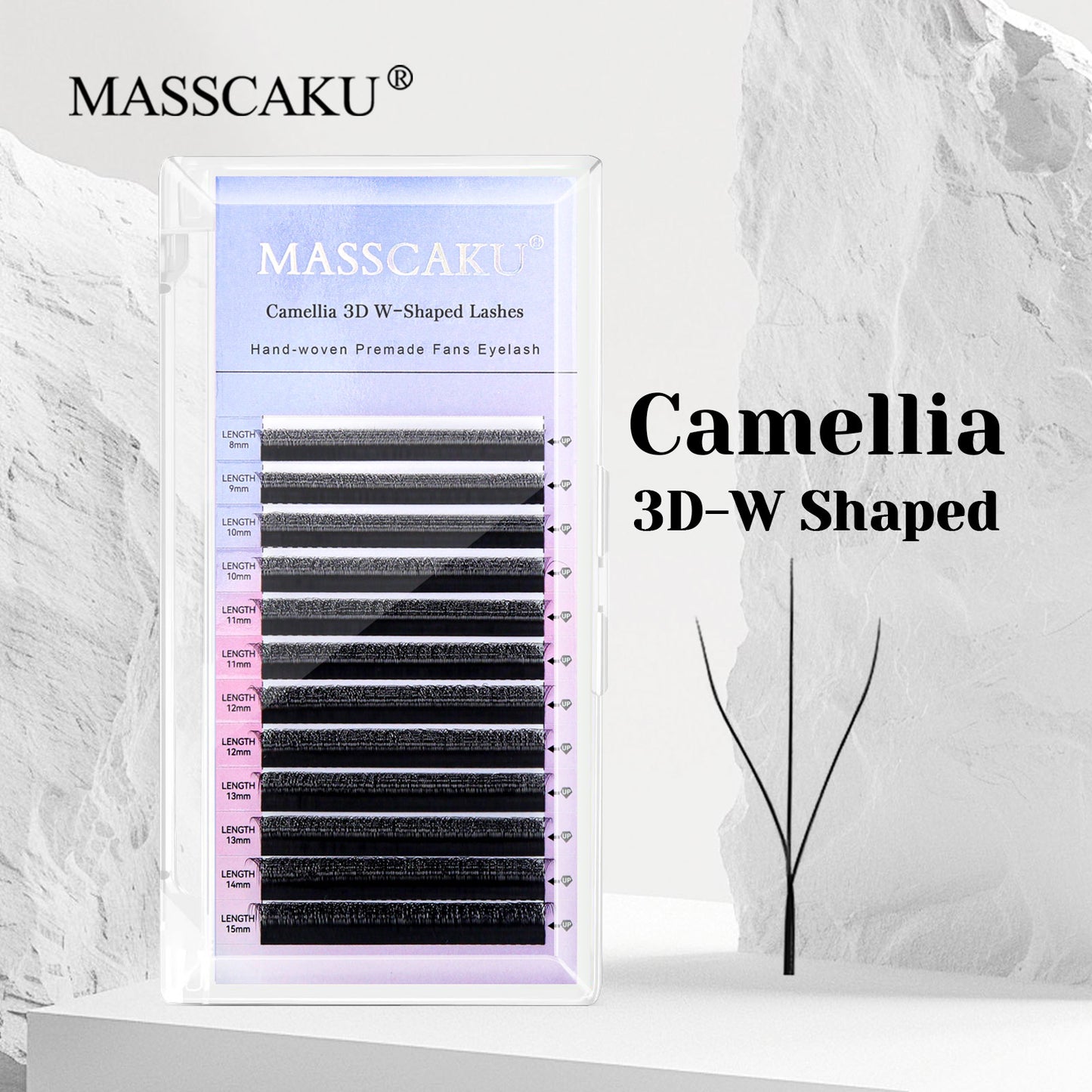 Camellia 3D W-Shaped Lashes