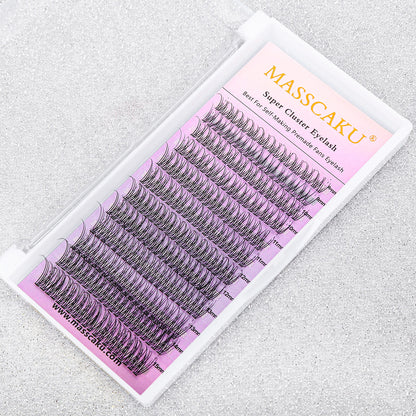Heat Bonded Cluster Eyelash Extension 12D