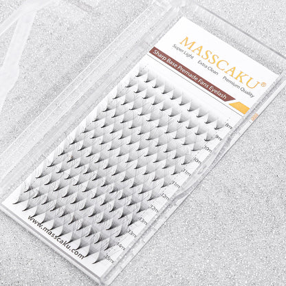 Sharp Base Premade Fans Eyelash 14D