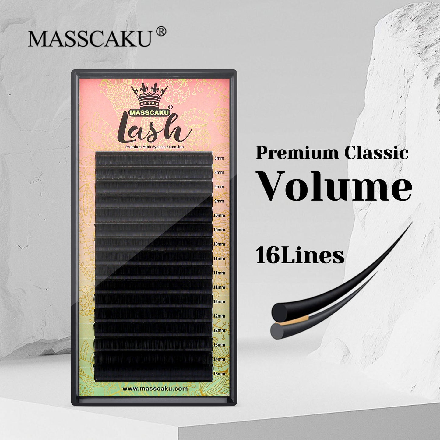 16 Lines Classic Volume Eyelash Extension