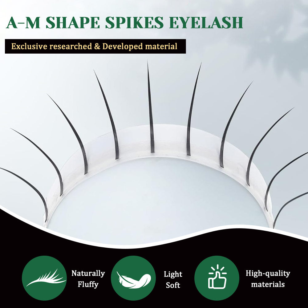 A-M Shape Spikes Eyelash Extension