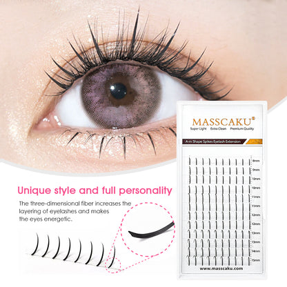 A-M Shape Spikes Eyelash Extension