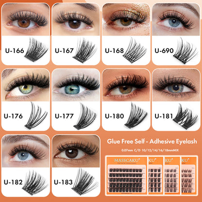 Glue Free Self - Adhesive Eyelash #166