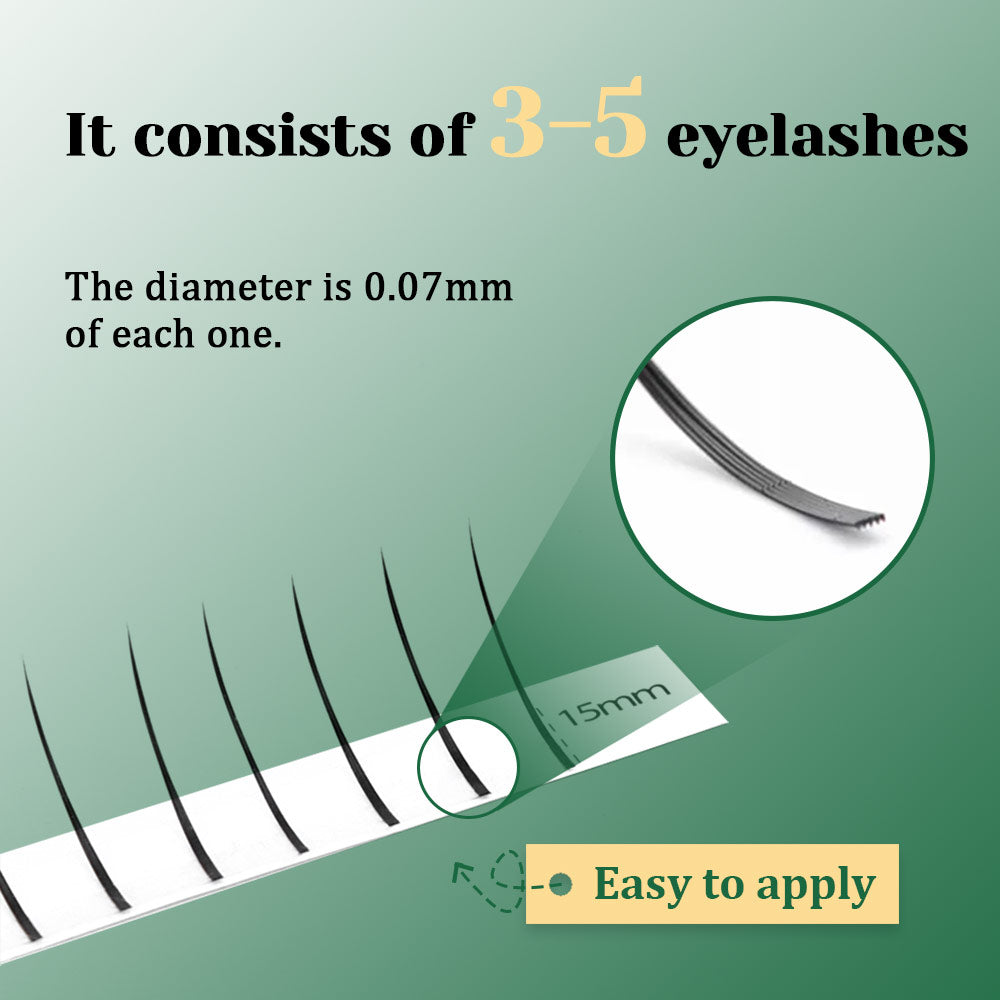 A-M Shape Spikes Eyelash Extension