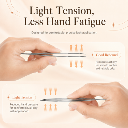 Flat Mouthed DIY Eyelash Tweezers